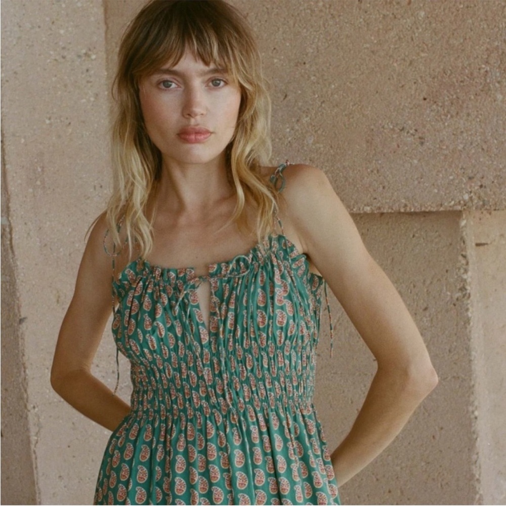 (SOLD) Rhoda Dress - Sunrise Paisley
